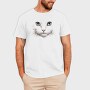 White Cat Portrait, Tricou Barbati (Unisex)