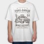 Rally Paris Dakar Automobile, Tricou Oversize Barbati (Unisex)