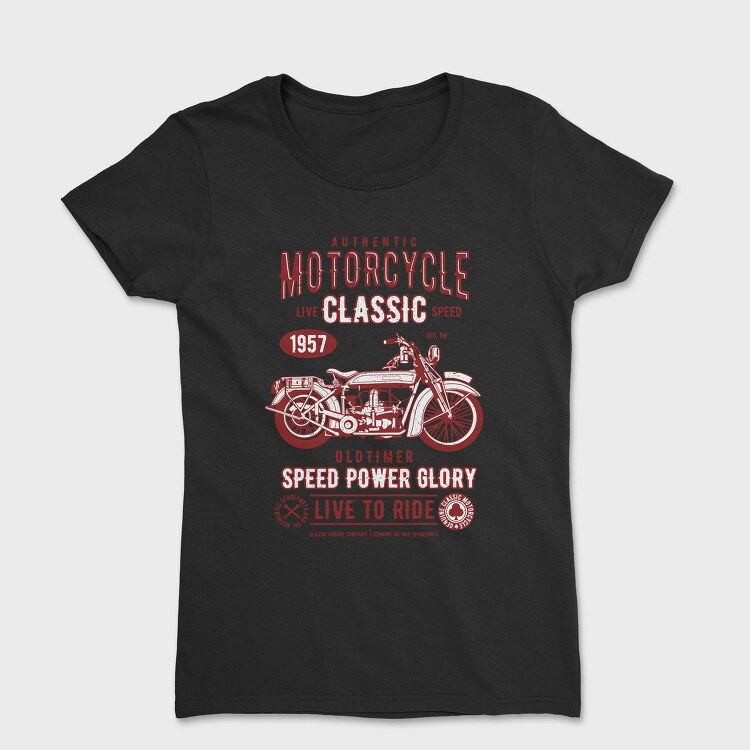 Motorcycle Classic, Tricou Femei