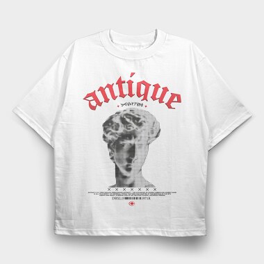 Antique 2, Tricou Oversize Barbati (Unisex)