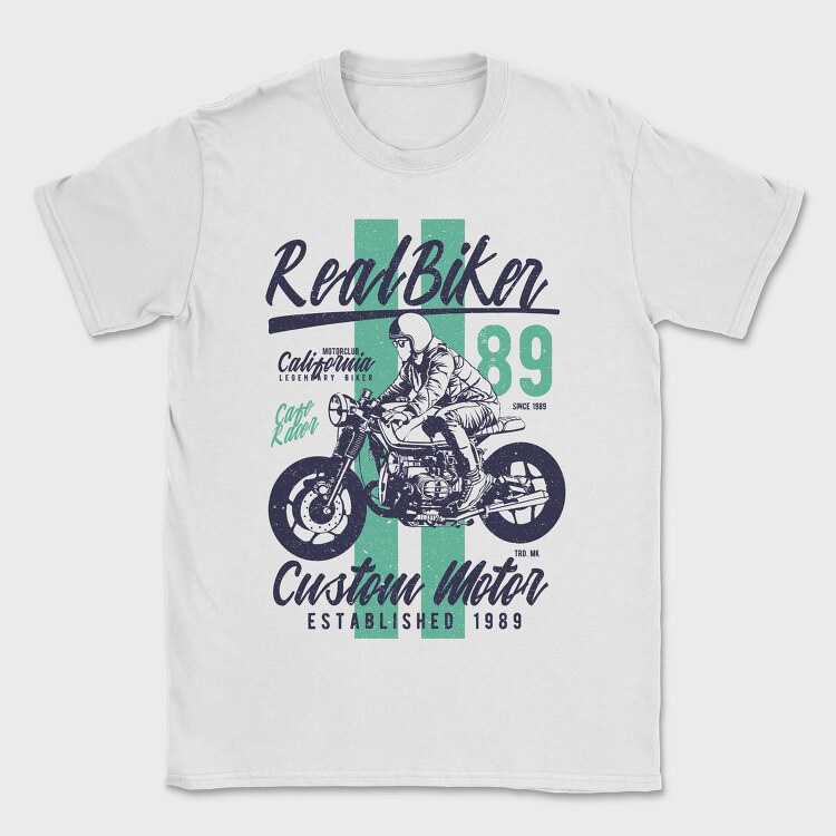 Real Biker, Tricou Barbati (Unisex)