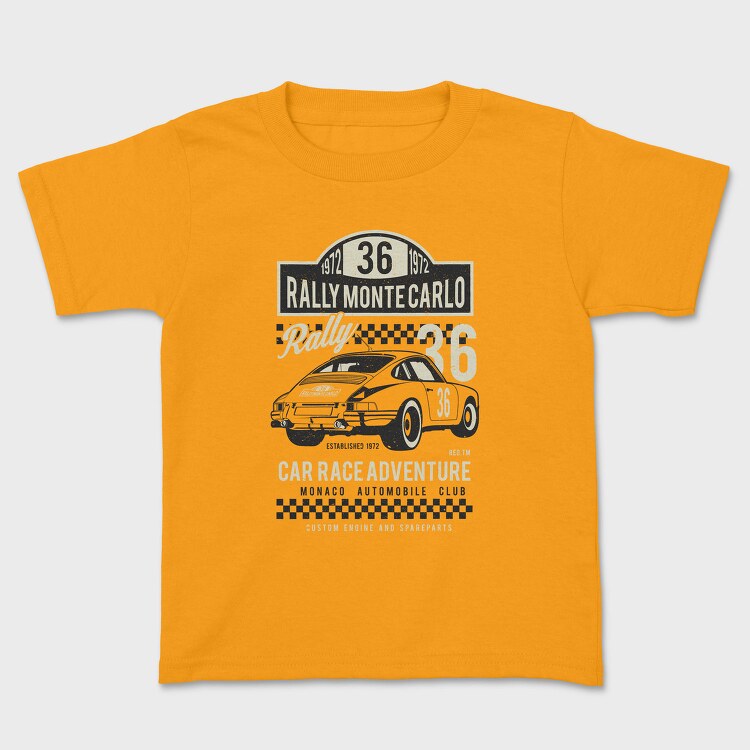 Rally Monte Carlo, Tricou Copii