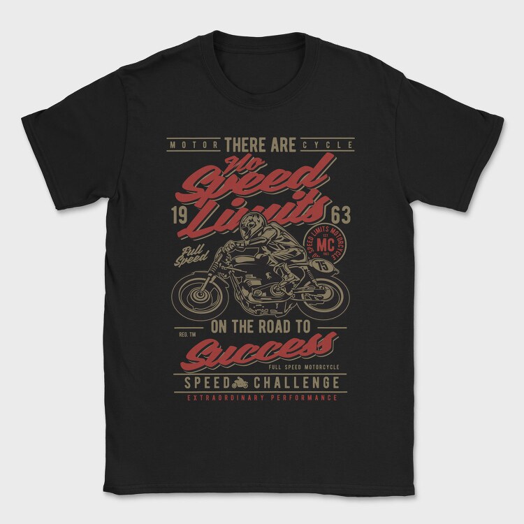 No Speed Limits, Tricou Barbati (Unisex)