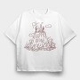 Mountain House, Happy Alone, Tricou Oversize Barbati (Unisex)