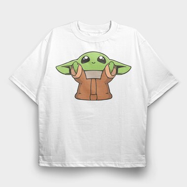 Baby Yoda 15, Tricou Oversize Barbati (Unisex)
