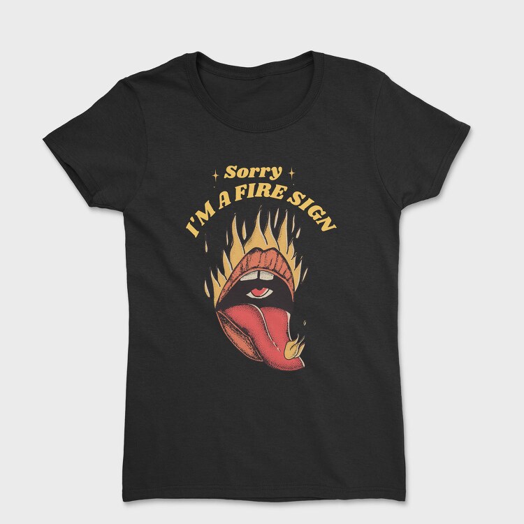 Fire Sign, Tricou Femei