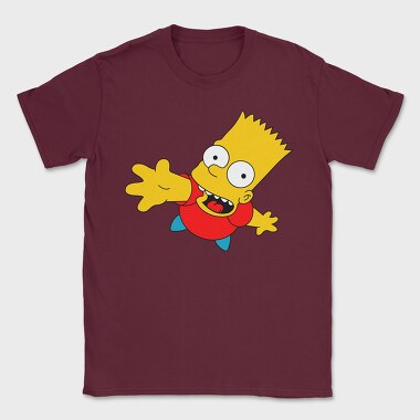 Bart Simpson 01, Tricou Barbati (Unisex)