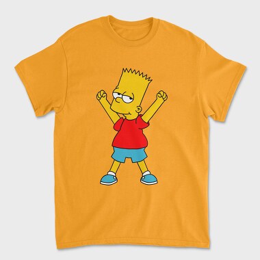 Bart Simpson 02, Tricou Barbati (Unisex)