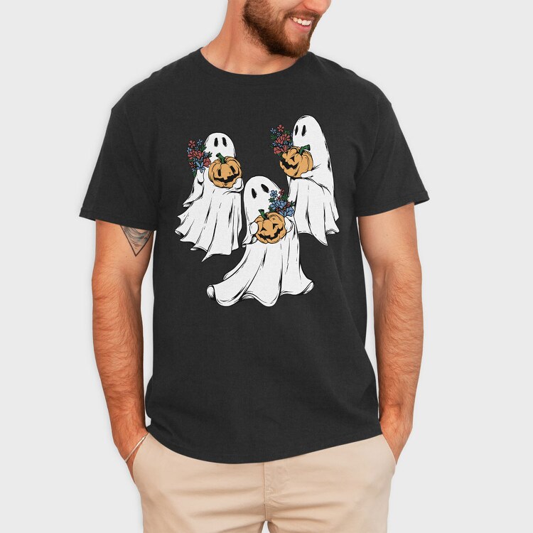 Ghosts Halloween, Tricou Barbati (Unisex)