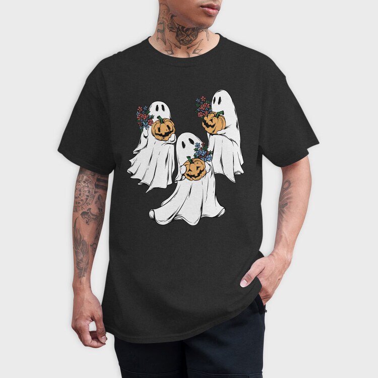 Ghosts Halloween, Tricou Barbati (Unisex)