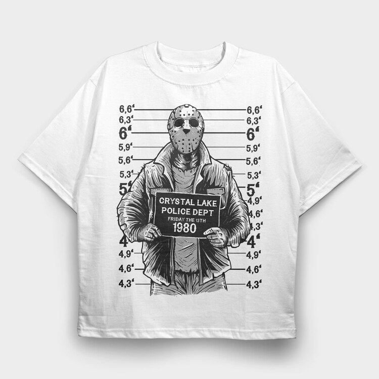 Jason, Tricou Oversize Barbati (Unisex)