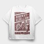 Highway Rebellion, Tricou Oversize Barbati (Unisex)