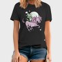 Green Cat Riding Unicorn, Tricou Barbati (Unisex)