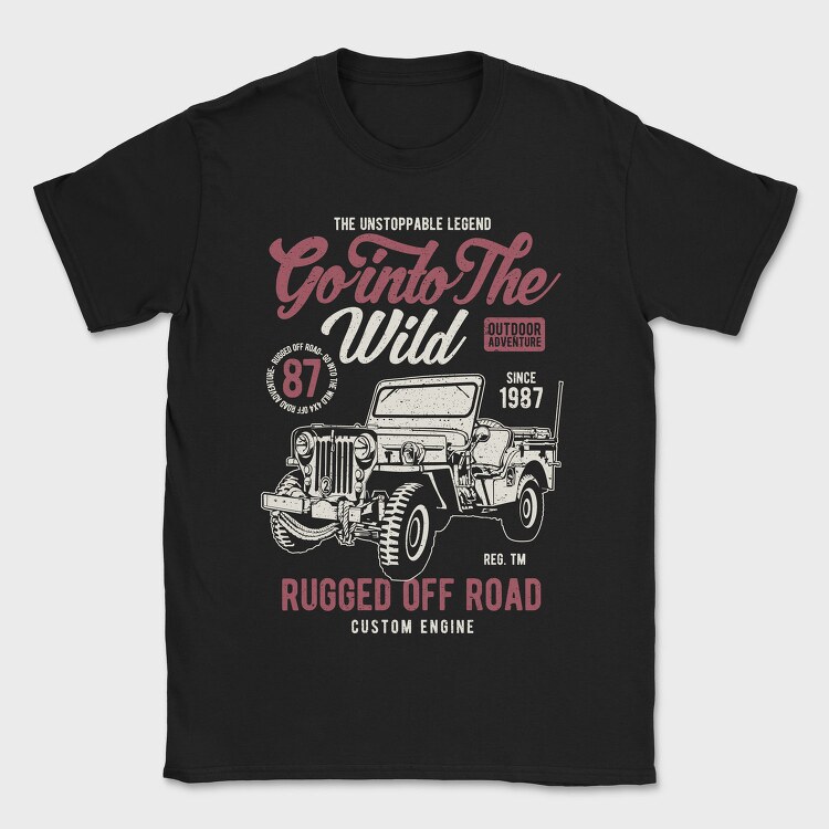 Go Into The Wild, Tricou Barbati (Unisex)