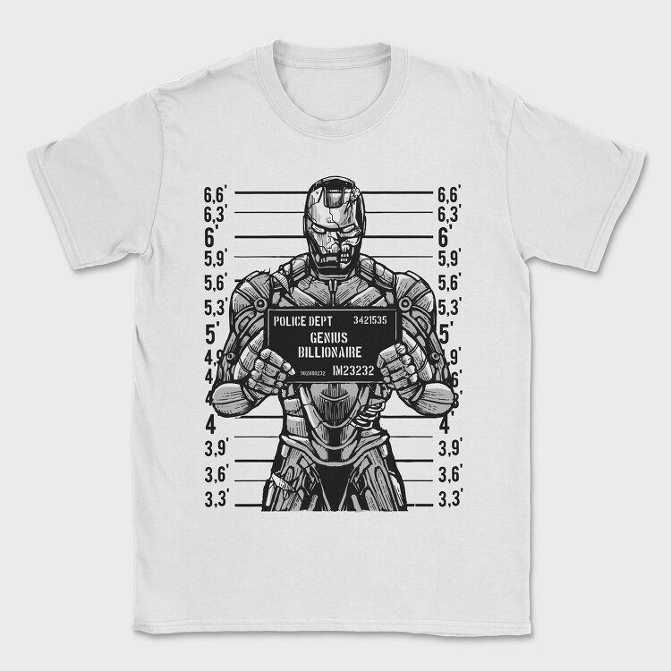 Genius Billionaire, Tricou Barbati (Unisex)