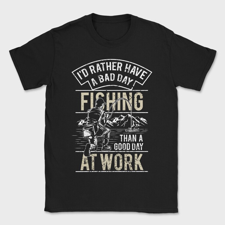 Fishing, Tricou Barbati (Unisex)