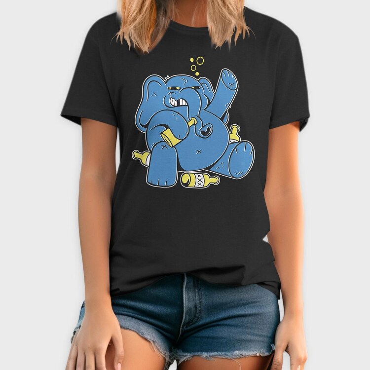 Drunk Elephant, Tricou Barbati (Unisex)