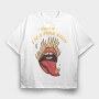 Fire Sign, Tricou Oversize Barbati (Unisex)