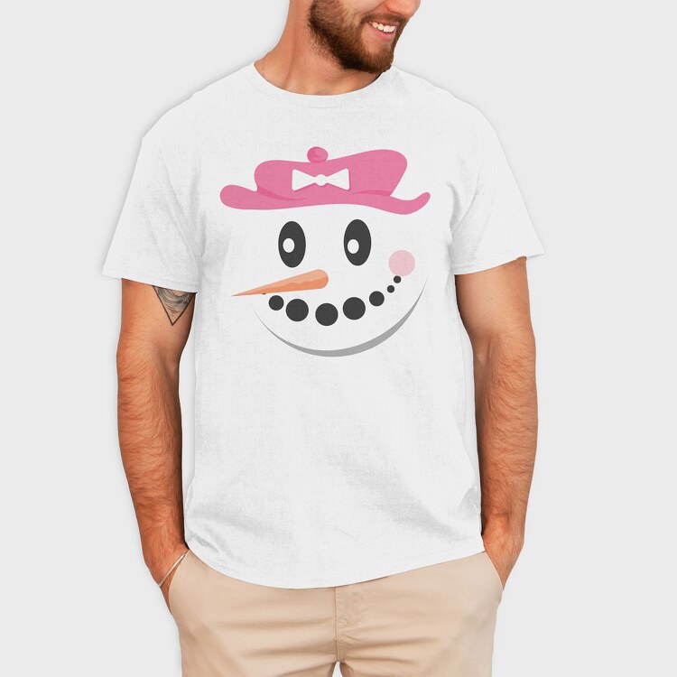 Snow Man Face 4, Tricou Barbati (Unisex)
