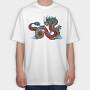 Dragon Tattoo, Tricou Oversize Barbati (Unisex)