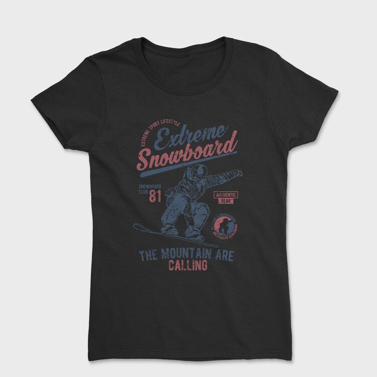 Extreme Snowboard, Tricou Femei