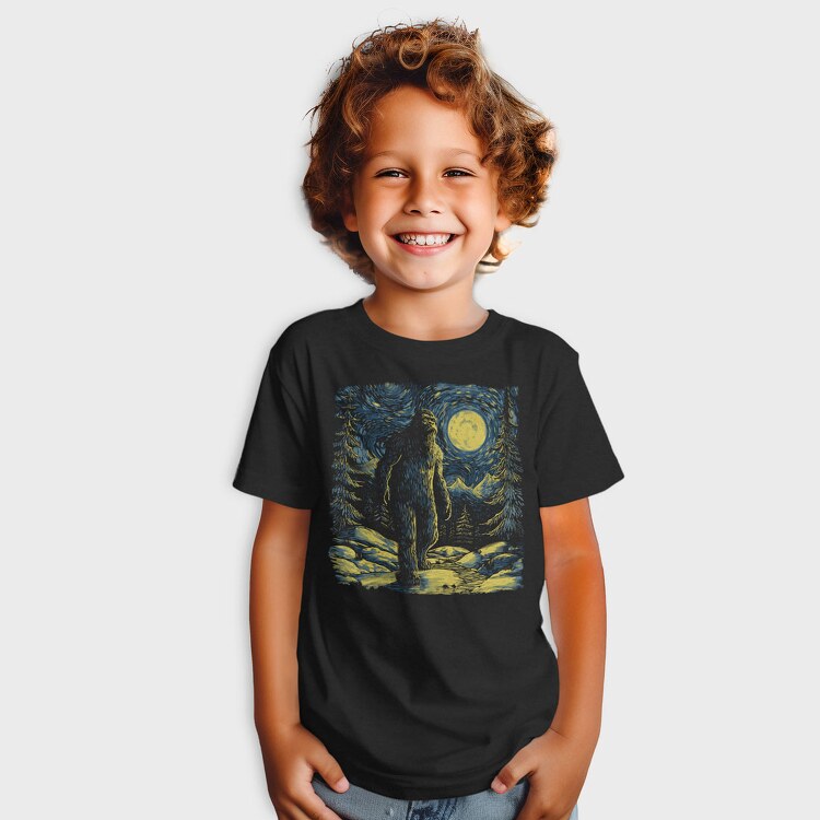 Starry Night Bigfoot, Tricou Copii
