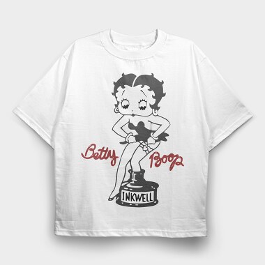 Betty Boop 70, Tricou Oversize Barbati (Unisex)