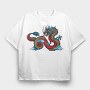 Dragon Tattoo, Tricou Oversize Barbati (Unisex)