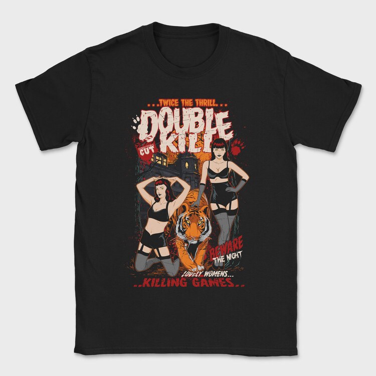 Double Kill, Tricou Barbati (Unisex)