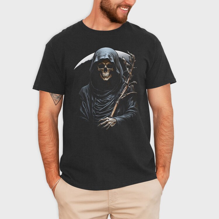 Grim Reaper Graphic, Tricou Barbati (Unisex)