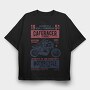 Caferacer Classic Race, Tricou Oversize Barbati (Unisex)