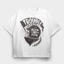 Born to ride, Tricou Oversize Barbati (Unisex)