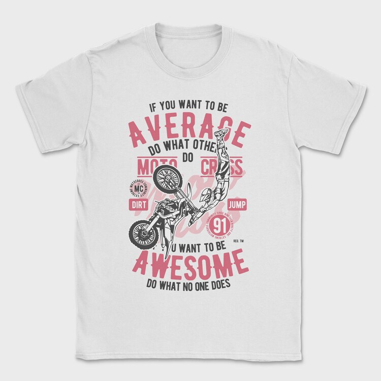 Awesome Motocross, Tricou Barbati (Unisex)