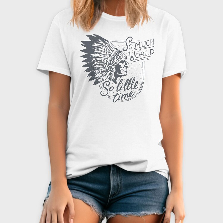 So Much World So Little Time Shaman, Tricou Barbati (Unisex)