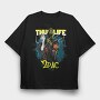 Thug Life 2pac, Tricou Oversize Barbati (Unisex)