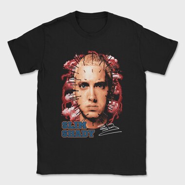 Slim Shady Face, Tricou Barbati (Unisex)