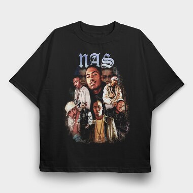 Nasty Ass Street, Tricou Oversize Barbati (Unisex)
