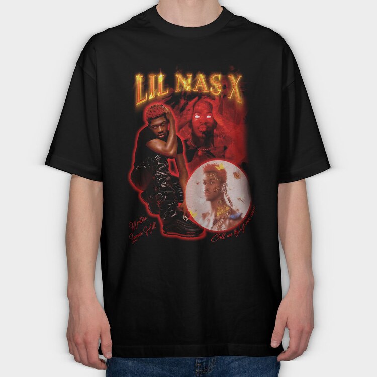 Lil Nas X Montero 1, Tricou Oversize Barbati (Unisex)