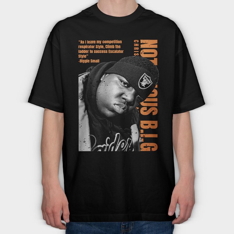 Biggie Small Success Climb 1, Tricou Oversize Barbati (Unisex)