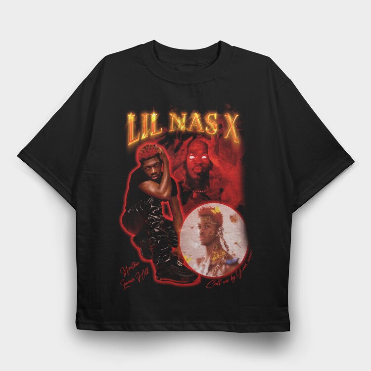 Lil Nas X Montero 1, Tricou Oversize Barbati (Unisex)