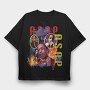 Asap Rocky Fire 1, Tricou Oversize Barbati (Unisex)