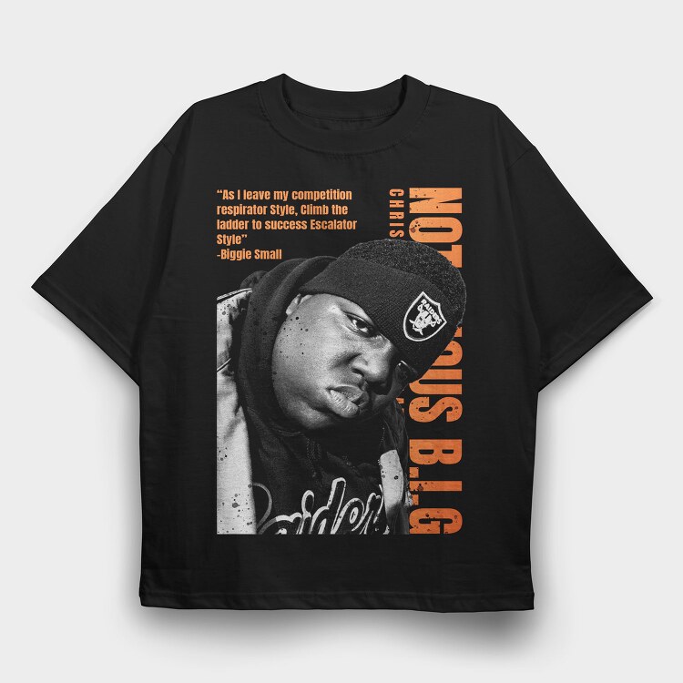 Biggie Small Success Climb 1, Tricou Oversize Barbati (Unisex)