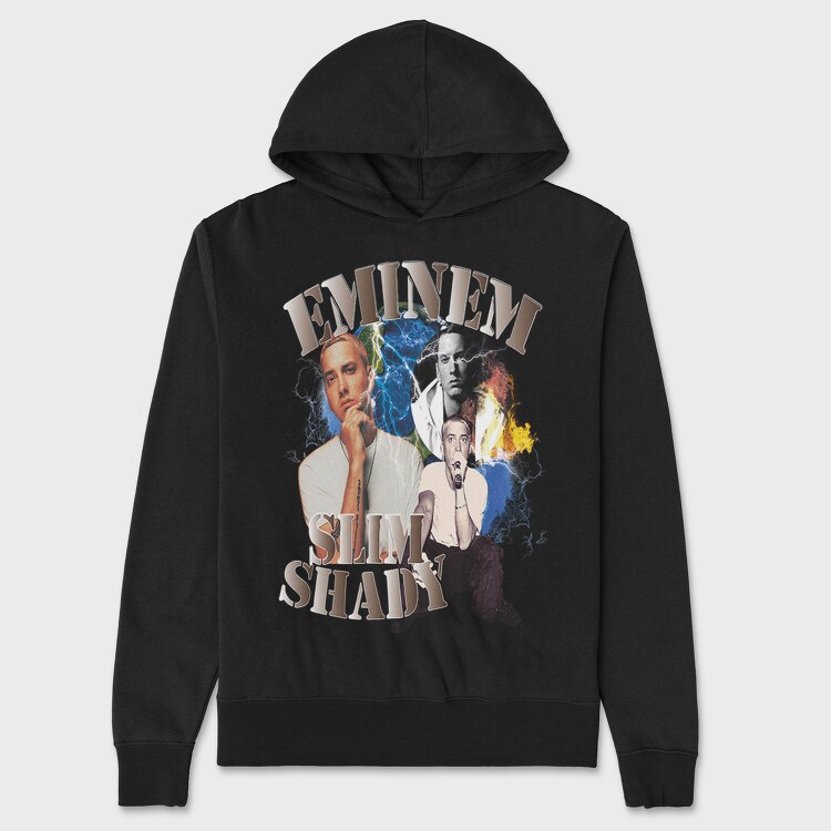 Eminem Shady Art 1, Hanorac Oversize Barbati (Unisex)