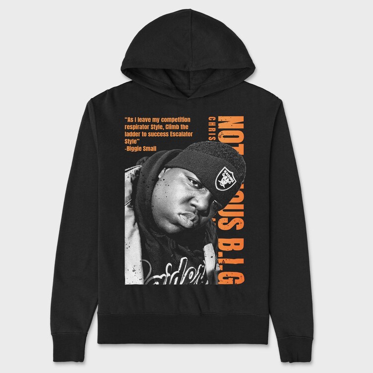 Biggie Small Success Climb 1, Hanorac Oversize Barbati (Unisex)