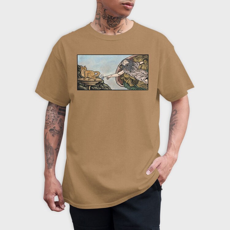 Creation Moment Cat, Tricou Barbati (Unisex)