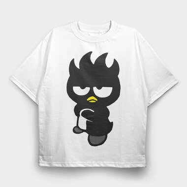 Cartoon Retro Badtz Maru 2, Tricou Oversize Barbati (Unisex)
