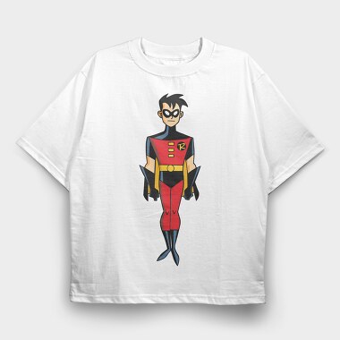 Cartoon Retro Batman 3, Tricou Oversize Barbati (Unisex)