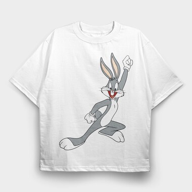 Cartoon Retro Bugs Bunny 3, Tricou Oversize Barbati (Unisex)
