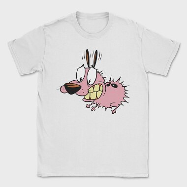 Cartoon Retro Courage the Cowardly Dog 1, Tricou Barbati (Unisex)