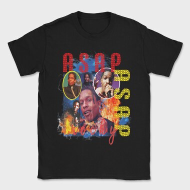 Asap Rocky Fire 1, Tricou Barbati (Unisex)